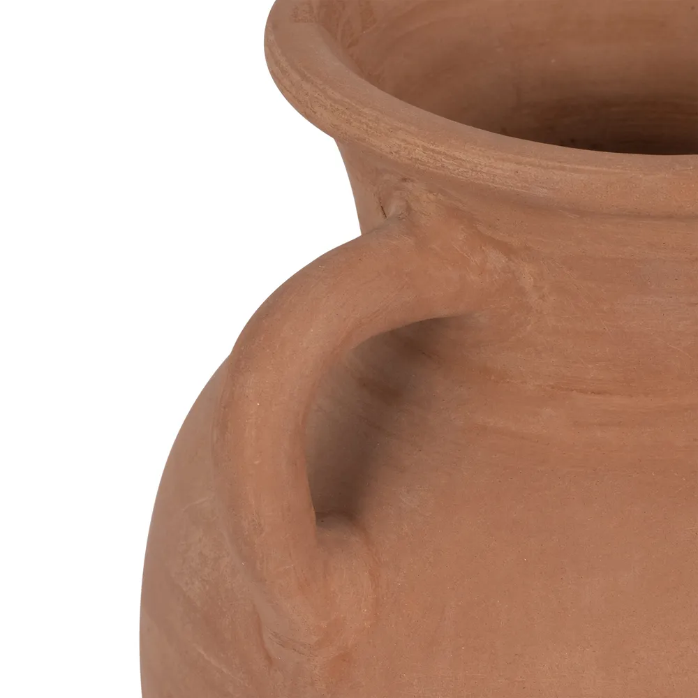 CARLINROSE BROWN VASE 10 (IN)
