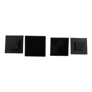 TANNERWIND SET OF 2 BLACK BOXES 9 (IN) 9