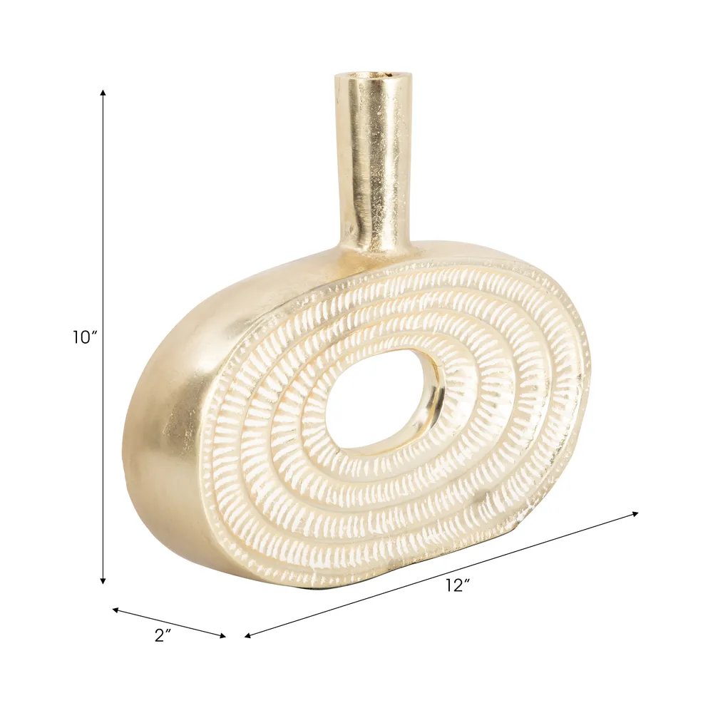 MASONWICK GOLD VASE 10 (IN)