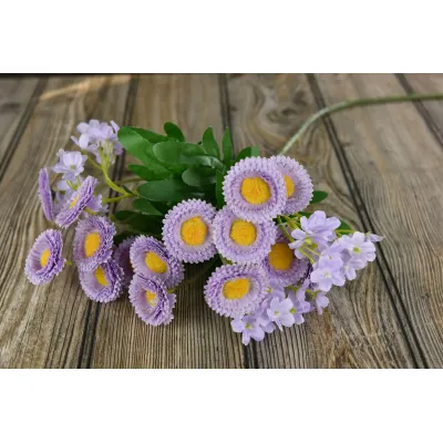 Lavendar Daisy Pick 24in