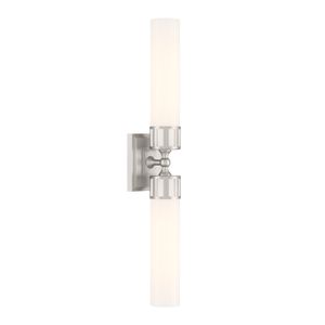 Astor 24.5'' Wide 2-Light Sconce - Brushed Nickel 1