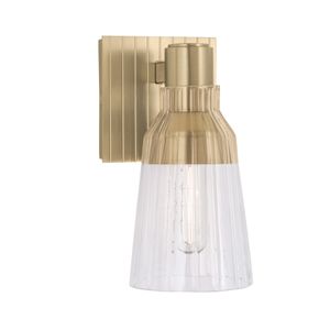 Carnival 9'' High 1-Light Sconce - Satin Brass 1