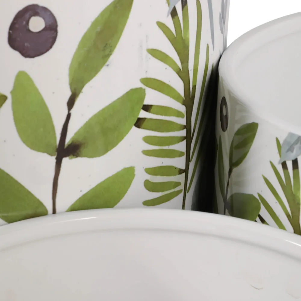 BARNETWORTH SET OF 3 GREEN PLANTER 11 (IN)