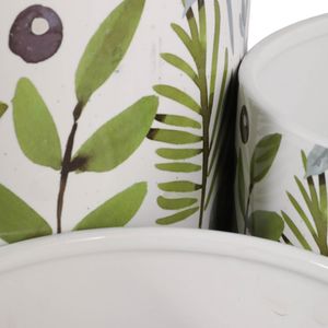 BARNETWORTH SET OF 3 GREEN PLANTER 11 (IN) 6