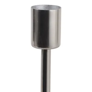 11X4" SEASHELL BASE TAPER HOLDER, SILVER 8