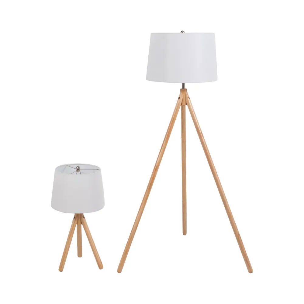 DARRENMOOR SET OF 2 BROWN LAMPS 59 (IN)