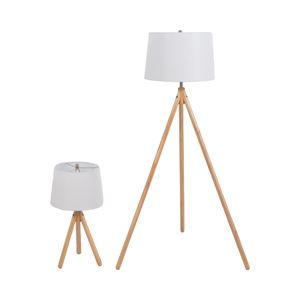 DARRENMOOR SET OF 2 BROWN LAMPS 59 (IN) 4