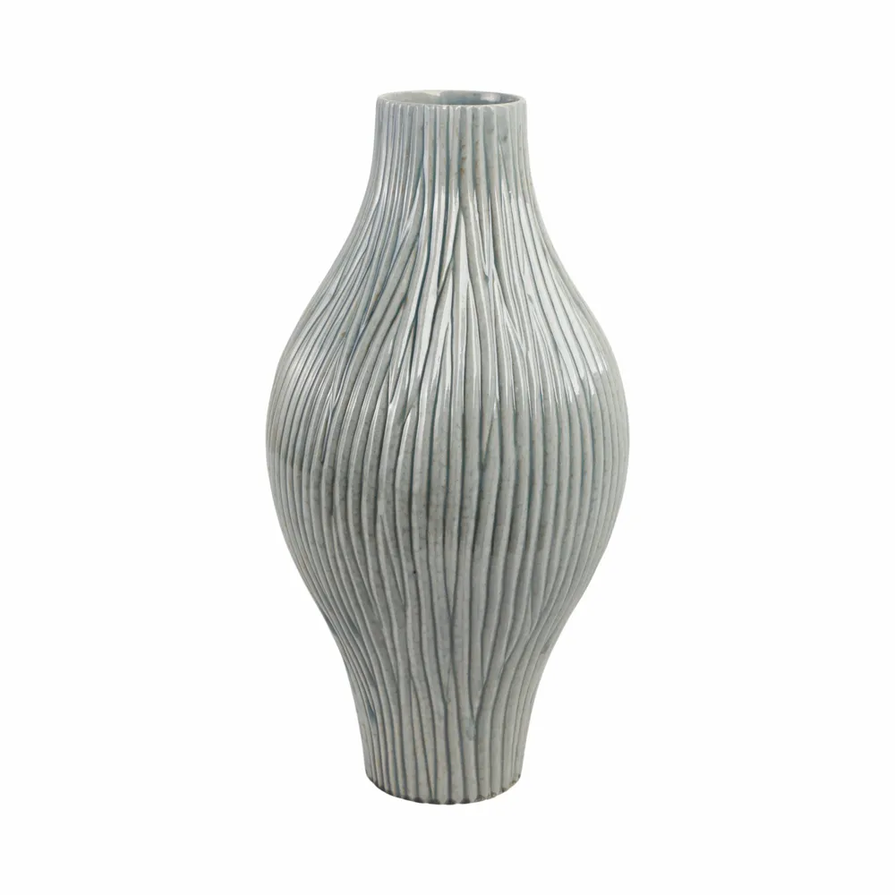 HANNAHROSE GRAY VASE 20 (IN)