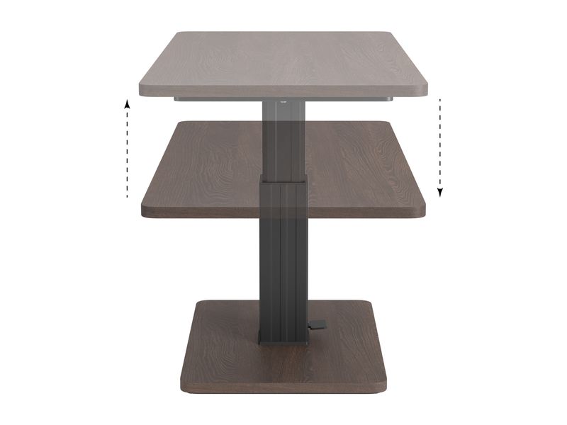 Brule Adjustable Dining Table Walnut 9