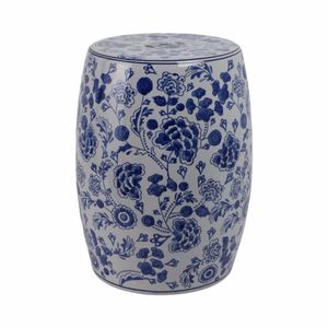 PEYTONWELL BLUE GARDEN STOOL 18 (IN) 3