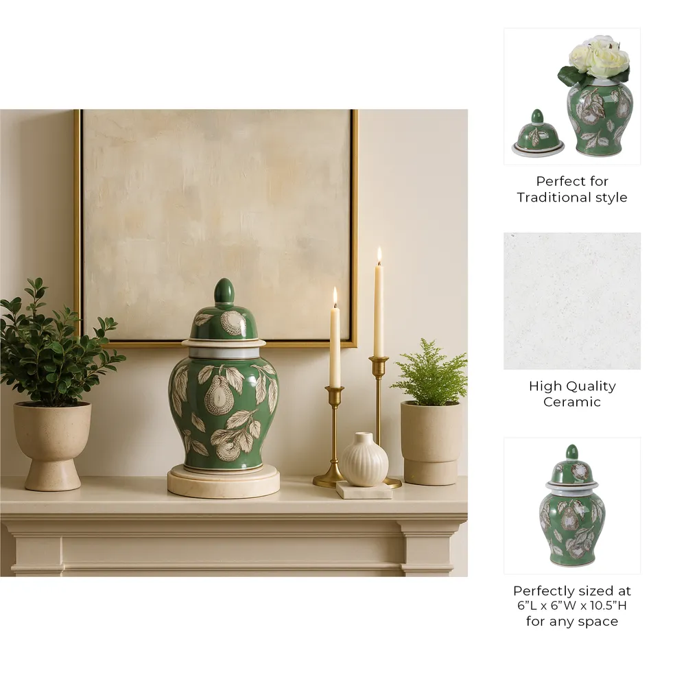 JAKEVIEW GREEN CHINOISERIE 11 (IN)