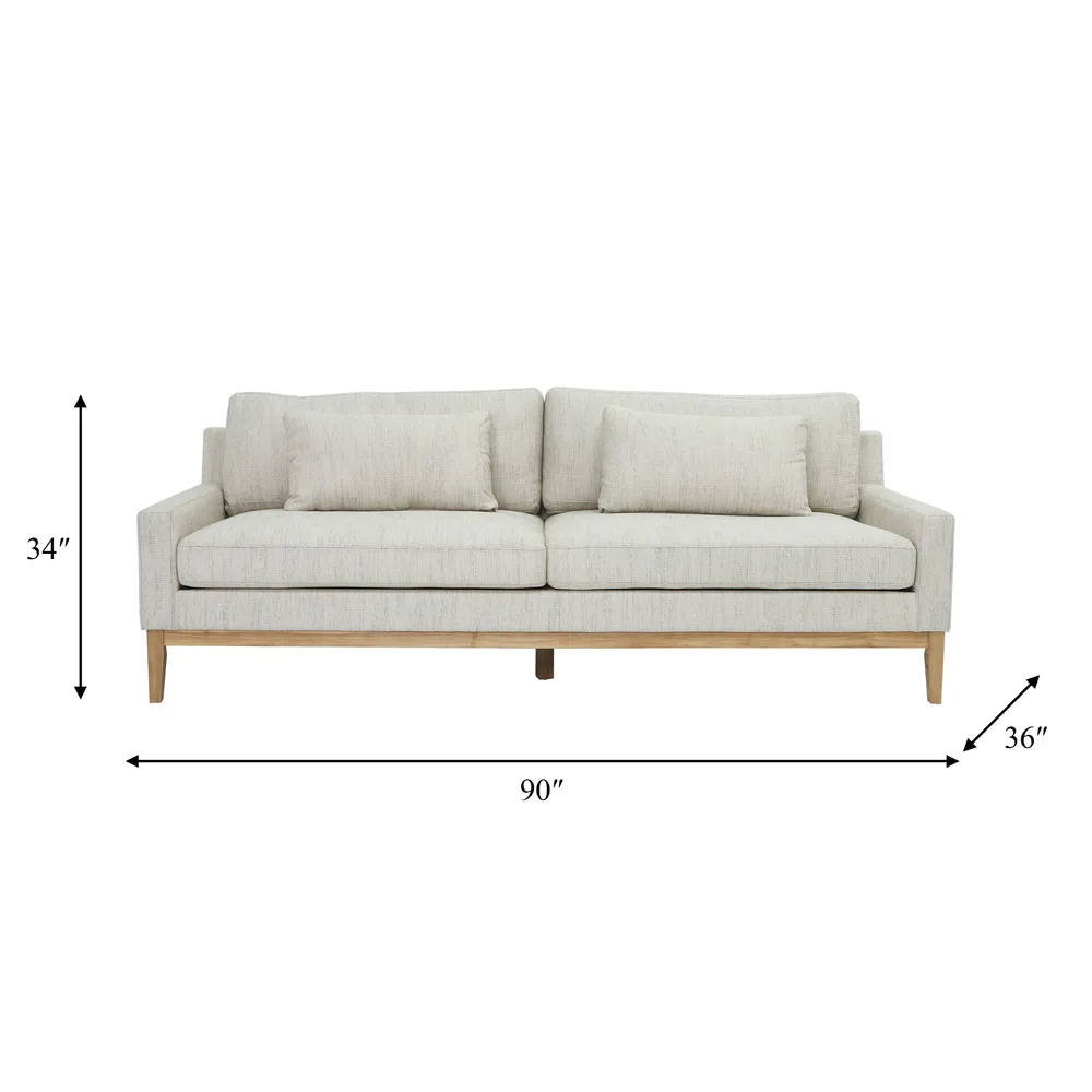 GENTRYCREST IVORY SOFA 34 (IN)