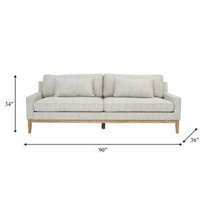 GENTRYCREST IVORY SOFA 34 (IN) 6