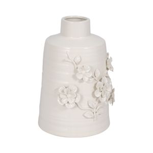 CLOVERVALE WHITE VASE 12 (IN) 4