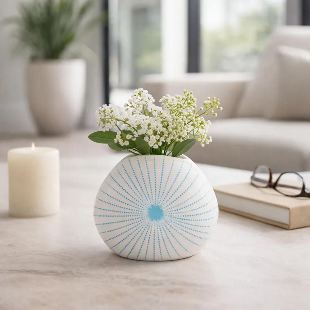 LOCHFORD BLUE VASE 4 (IN)