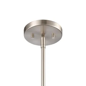 Market Square 5'' Wide 1-Light Mini Pendant - Brushed Nickel 2