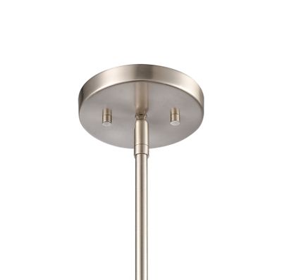 Market Square 5'' Wide 1-Light Mini Pendant - Brushed Nickel