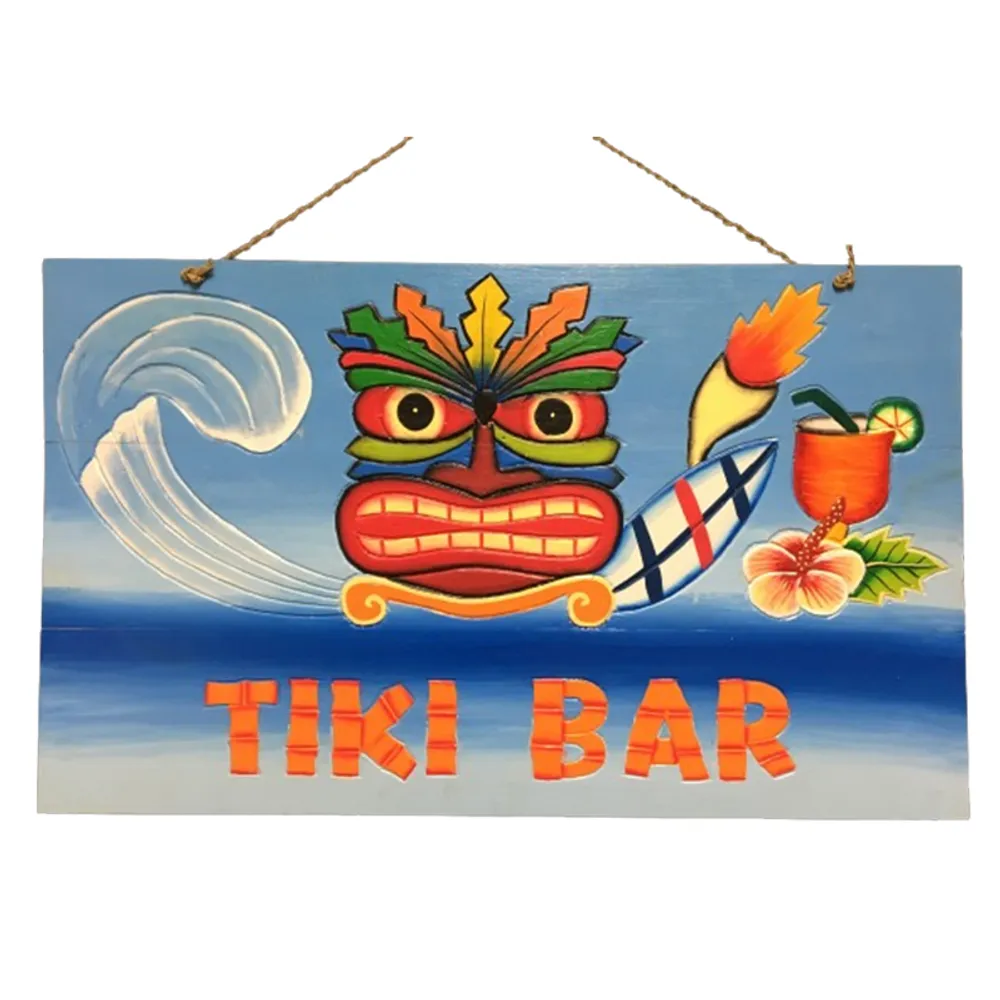 19-1/2" TIKI BAR SIGN