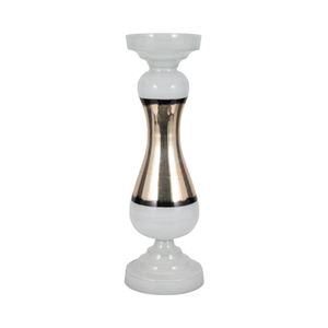 AIDENFIELD WHITE CANDLE HOLDER 26 (IN) 1