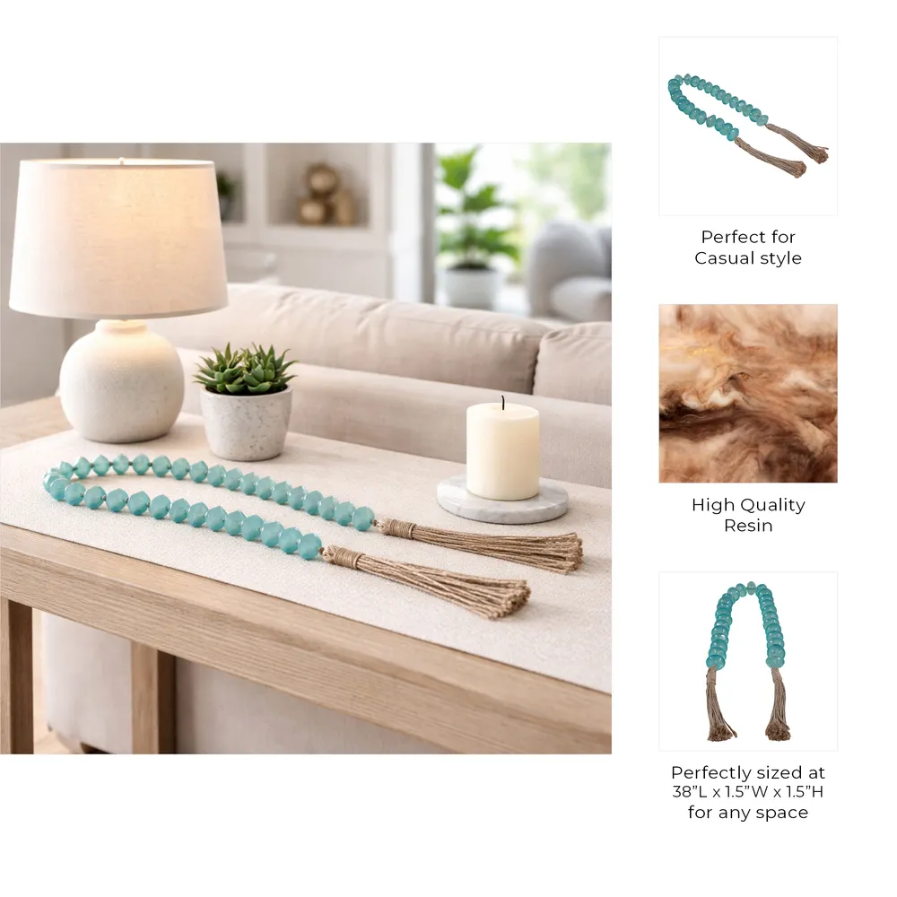 FLORAFIELD BLUE BEAD 2 (IN)