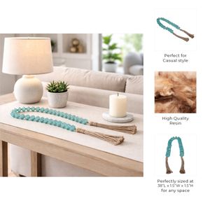FLORAFIELD BLUE BEAD 2 (IN) 10