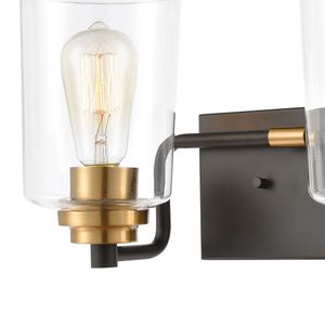 Robins 14'' Wide 2-Light Vanity Light - Matte Black 3
