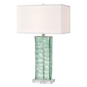 Arendell 30'' High 1-Light Table Lamp - Light Green 1