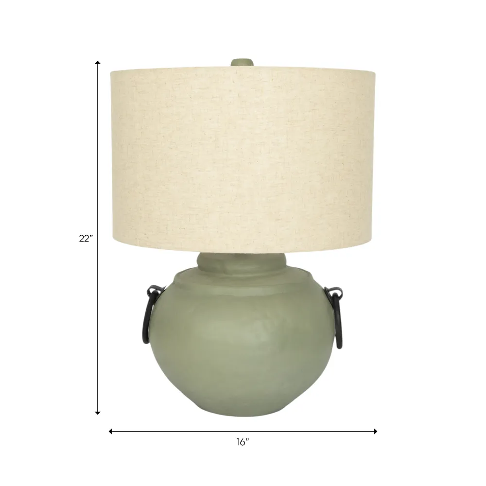 CORBINPARK GREEN LAMP 22 (IN)