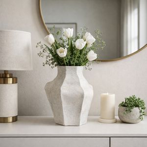 AVAWAY GRAY VASE 15 (IN) 11