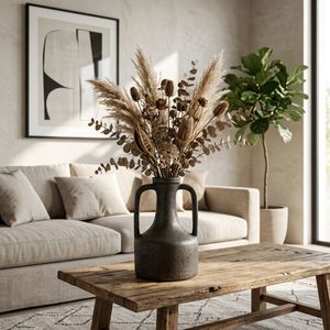 SHAYWICK BLACK VASE 16 (IN) 11