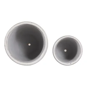 KENDALLWICK SET OF 2 WHITE PLANTER 8 (IN) 8