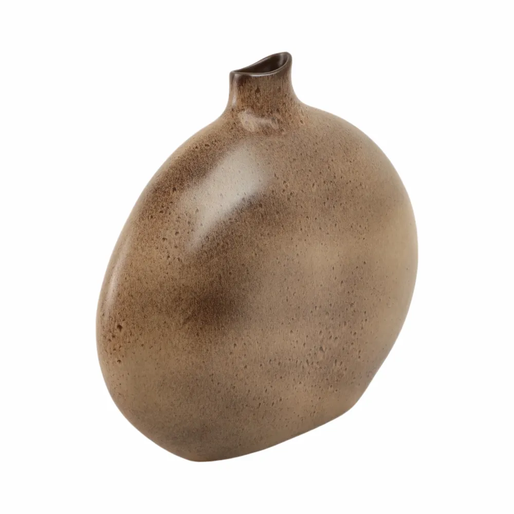 CABOTPARK BROWN VASE 14 (IN)