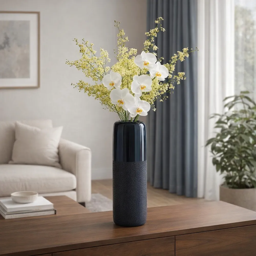 BECKHAVEN BLUE VASE 18 (IN)