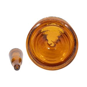HAMDENWICK ORANGE GLASS VASE 12 (IN) 9
