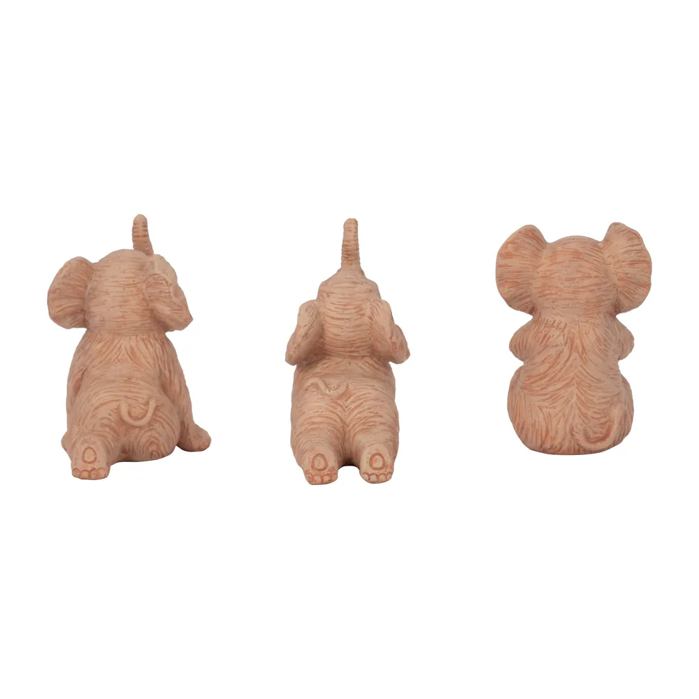 WALTONTON SET OF 3 BROWN DECOR 6 (IN)