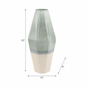 ROMANROSE BLUE VASE 22 (IN) 10