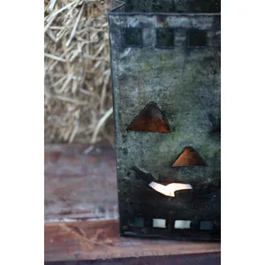 Tin Bag Jack-O-Lantern Luminary 2