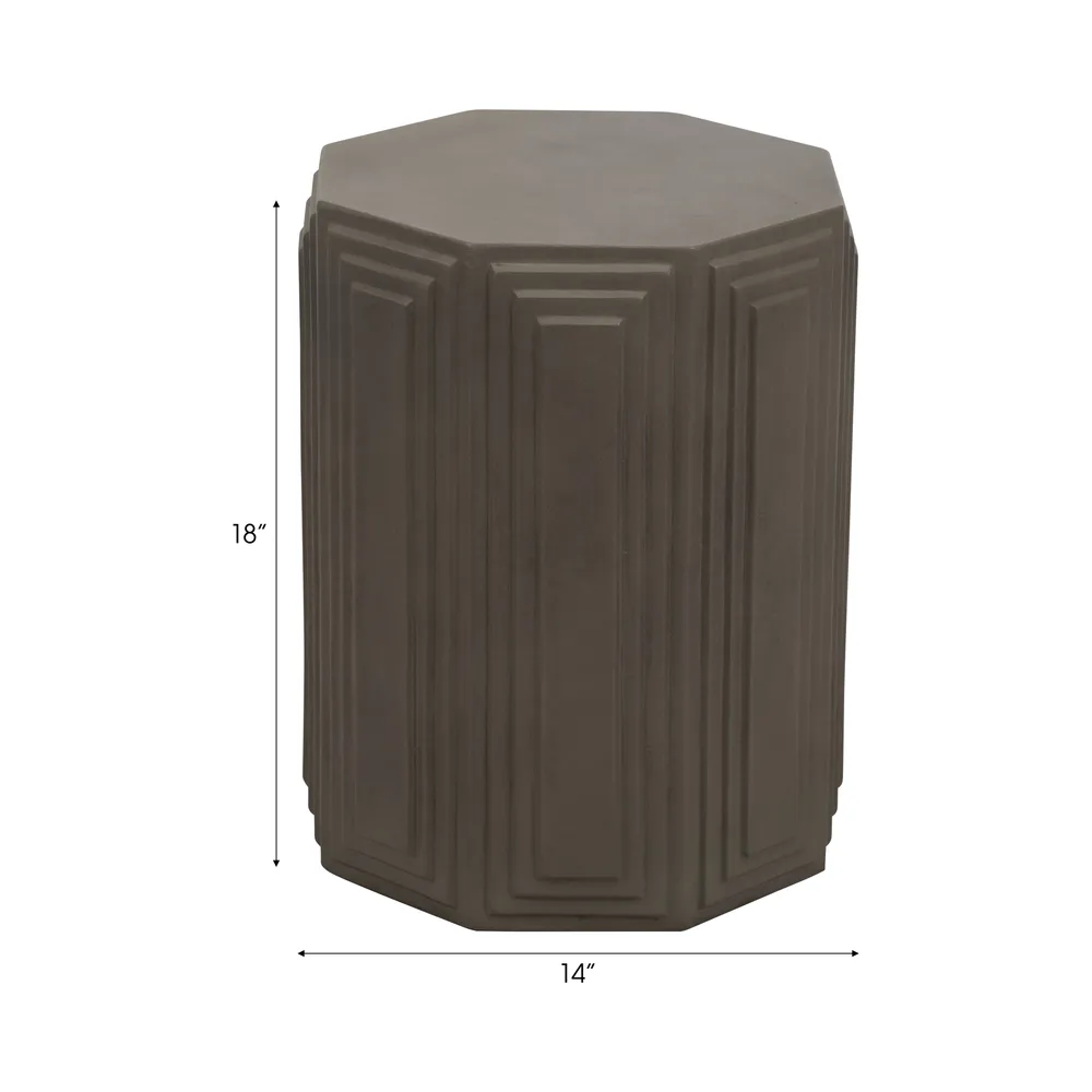 BLAINEBROOK GRAY TABLE 18 (IN)