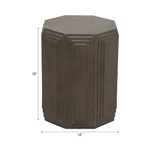 BLAINEBROOK GRAY TABLE 18 (IN) 8