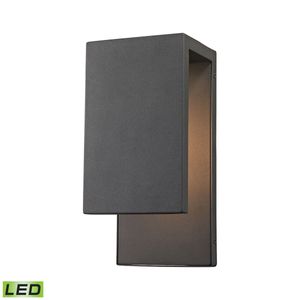 Pierre 11'' High 1-Light Outdoor Sconce - Textured Matte Black 1