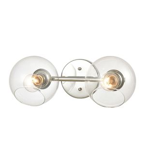 Claro 16'' Wide 2-Light Vanity Light - Polished Chrome 1