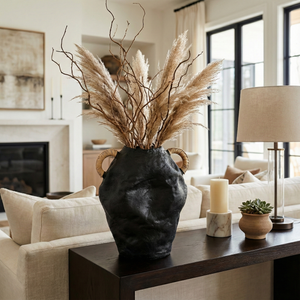JULIANHAM BLACK VASE 13 (IN) 12