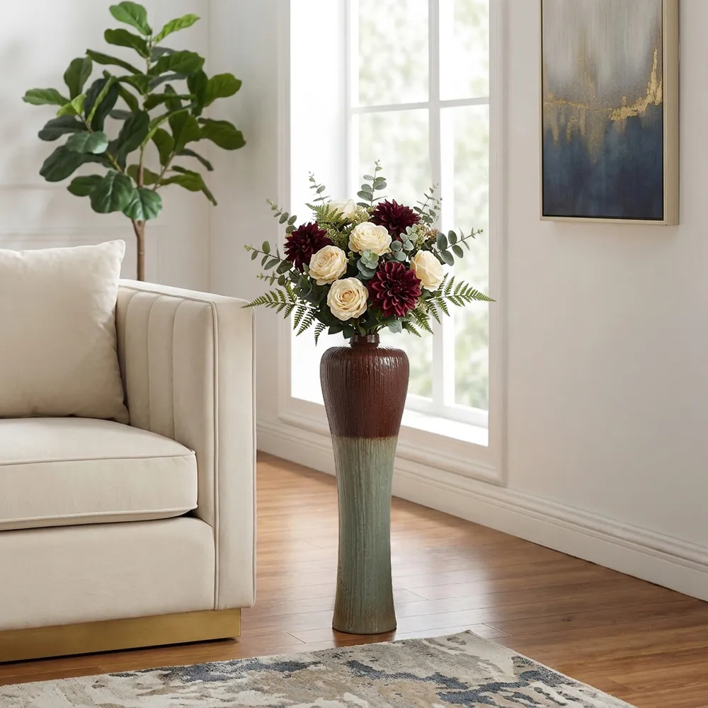 GAVINLAKE BROWN VASE 31 (IN)