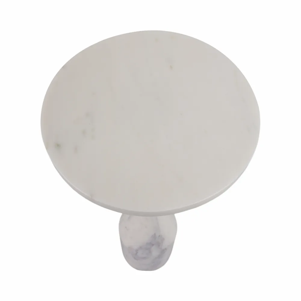 HARDWICKTON WHITE TABLE 24 (IN)