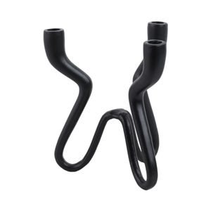 TODDBURN BLACK CANDLE HOLDER 10 (IN) 4