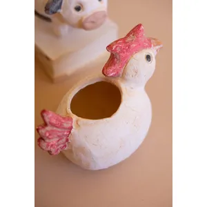Set of 4 Farm Animal Planters 7