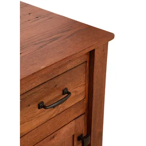 Heritage Oak Enclosed Nightstand 9