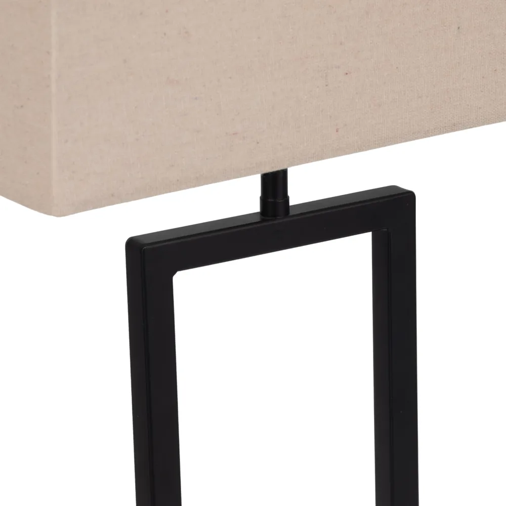 HEDLEYHAVEN SET OF 2 BLACK LAMPS 25 (IN)