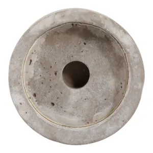 CARLIN GRAY CANDLE HOLDER 10 (IN) 7