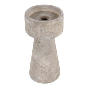 CARLIN GRAY CANDLE HOLDER 8 (IN) 5